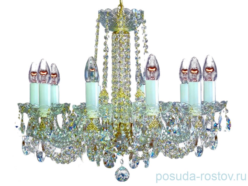 Люстра 12 рожковая хрусталь "Роял" / 046859 Люстра 12 рожковая хрусталь "Роял" / 046859