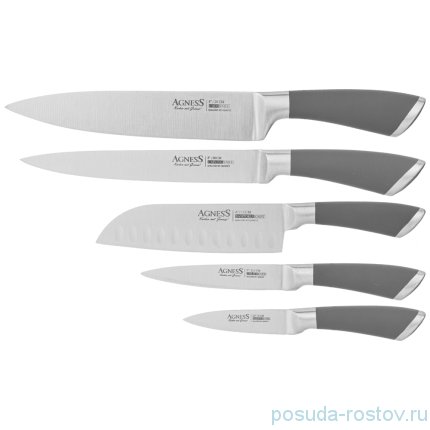 Набор кухонных ножей 6 предметов с магнитным держателем &quot;Монблан&quot; / 262870