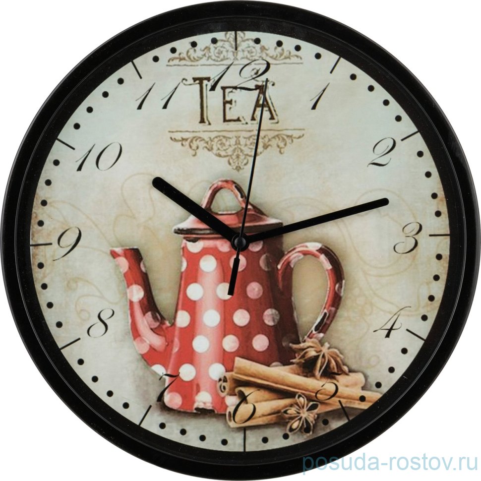 Часы настенные 25 х 25 х 4 см кварцевые круглые "CHEF KITCHEN" / 187930 Часы настенные 25 х 25 х 4 см кварцевые круглые "CHEF KITCHEN" / 187930