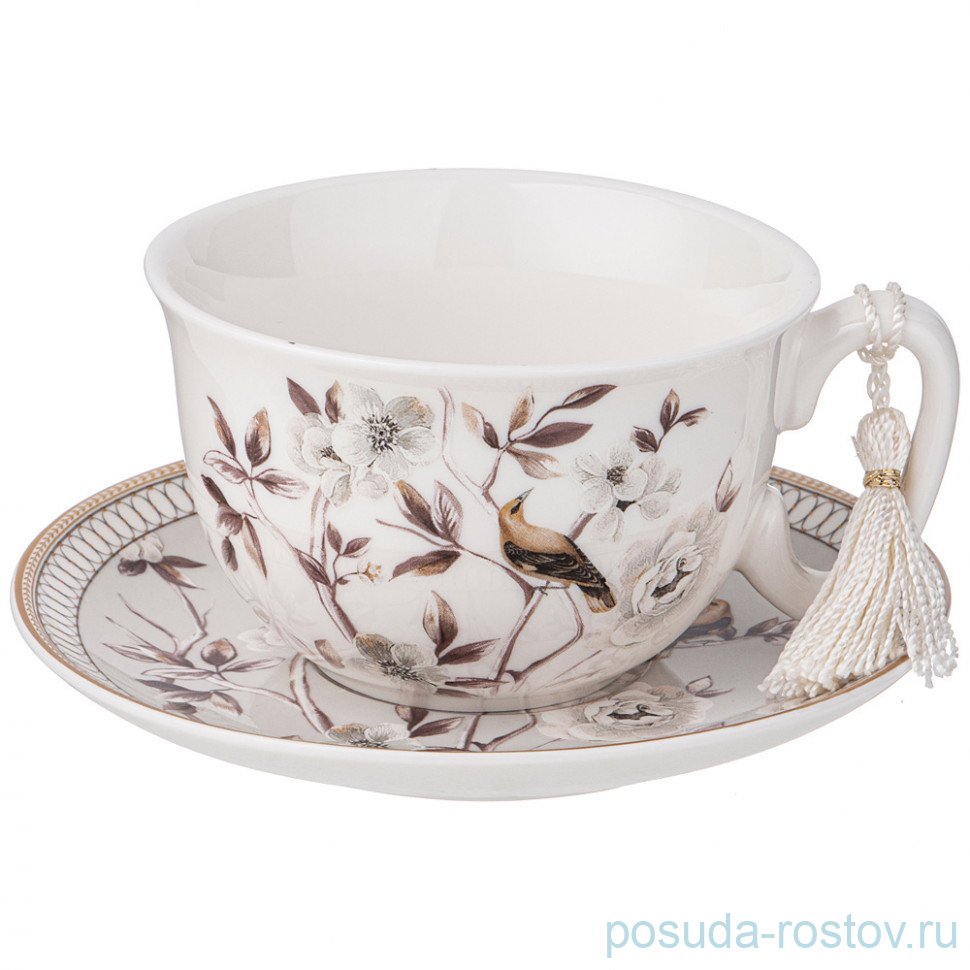 Чайная пара 300 мл серая "Compliment" / 340532