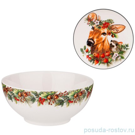 Салатник 13 см &quot;Лесная сказка /Олень&quot; / 270768
