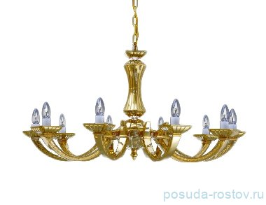 Люстра 10 рожковая бронза "Проусек" / 087419 Люстра 10 рожковая бронза "Проусек" / 087419