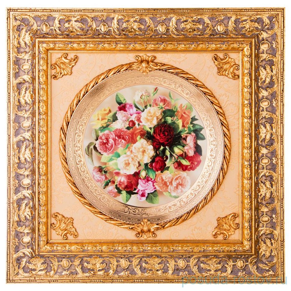 Панно настенное 30 см багет 55 х 55 см "Арте" / 276579