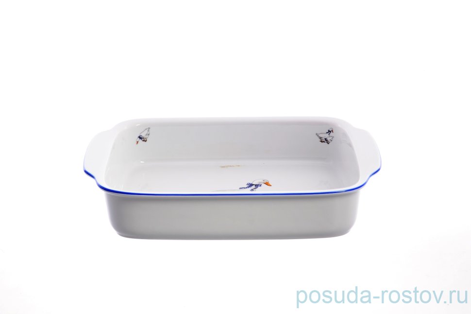 Блюдо для запекания 39,5 х 29 х 7 см "Гуси" / 149837 Блюдо для запекания 39,5 х 29 х 7 см "Гуси" / 149837