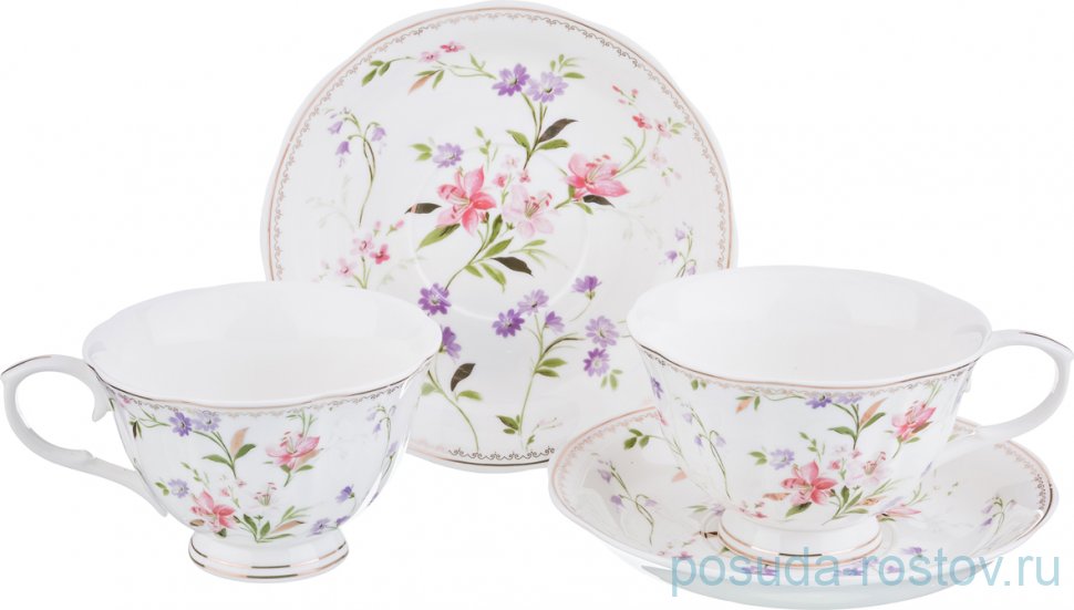Набор чайных пар 220 мл 2 шт "Кипрей" / 189446 Набор чайных пар 220 мл 2 шт "Кипрей" / 189446