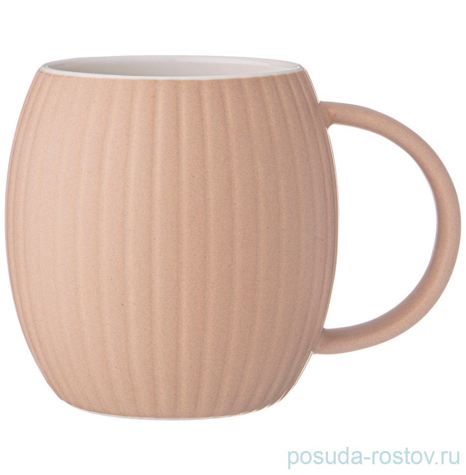 Кружка 340 мл бежевая "coffemania" / 322956