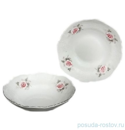 Салатник 13 см &quot;Бернадотт /Серая роза /платина&quot; / 019957
