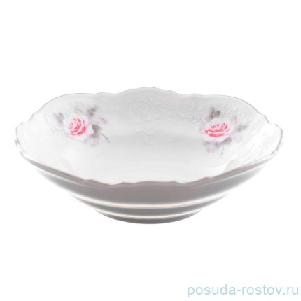 Салатник 13 см &quot;Бернадотт /Серая роза /платина&quot; / 019957
