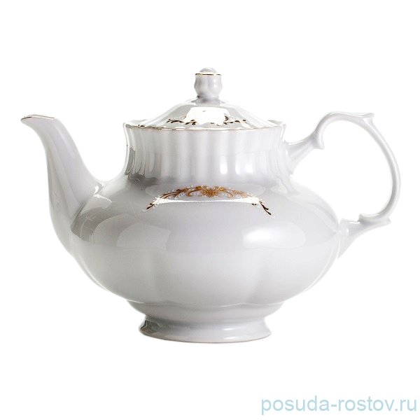 Заварочный чайник 1,6 л Porcelaine Czech Gold Hands "Ивона /Золотой орнамент" / 157042 Заварочный чайник 1,6 л Porcelaine Czech Gold Hands "Ивона /Золотой орнамент" / 157042