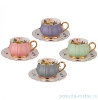 Набор чайных пар 200 мл 4 шт &quot;Микс /Времена года&quot; / 233114