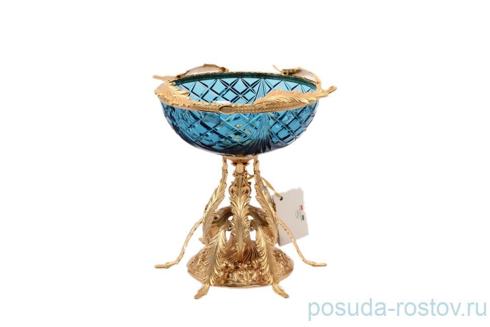 Фруктовница 20.5 см н/н "Розаперла /Дэнис /Синяя" / 143258 Фруктовница 20.5 см н/н "Розаперла /Дэнис /Синяя" / 143258