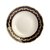 Тарелка 23 см 1 шт глубокая  Bohemia Porcelan Moritz Zdekauer 1810 s.r.o. "Анжелика /Золотые вензеля /Кобальт" / 146517