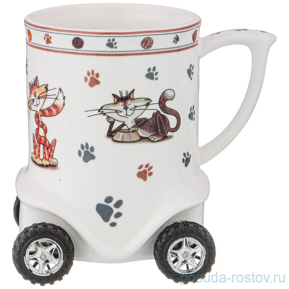 Кружка 350 мл на колесиках "Веселые друзья" / 225142 Кружка 350 мл на колесиках "Веселые друзья" / 225142