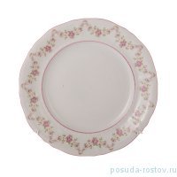 Набор тарелок 17 см 6 шт &quot;Соната /Розовый цветок /Розовая отводка&quot; / 199361