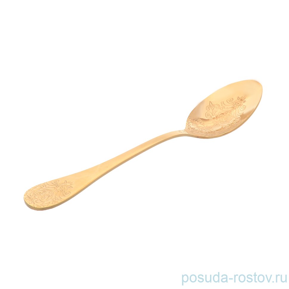 Столовые приборы 6 предметов Ложки столовые "Хердмар /Pompadour" золото / 233702 Столовые приборы 6 предметов Ложки столовые "Хердмар /Pompadour" золото / 233702