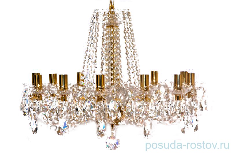 Люстра 12 рожковая хрусталь  Prousek "Проусек" / 017662