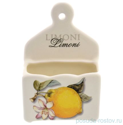 Подставка для спичек 14 см &quot;Artigianato ceramico /Лимоны&quot; / 156805