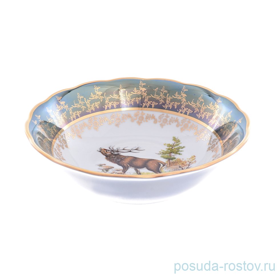 Салатник 25 см "Фредерика /Охота зеленая" / 153576