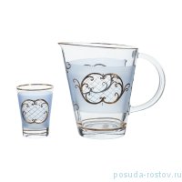 Набор для воды 7 предметов (кувшин + 6 стаканов по 250 мл) небесно-голубой &quot;Лепка&quot; / 169660