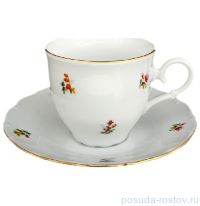 Набор чайных пар 180 мл 6 шт &quot;Офелия /Мелкие цветы&quot; / 061942