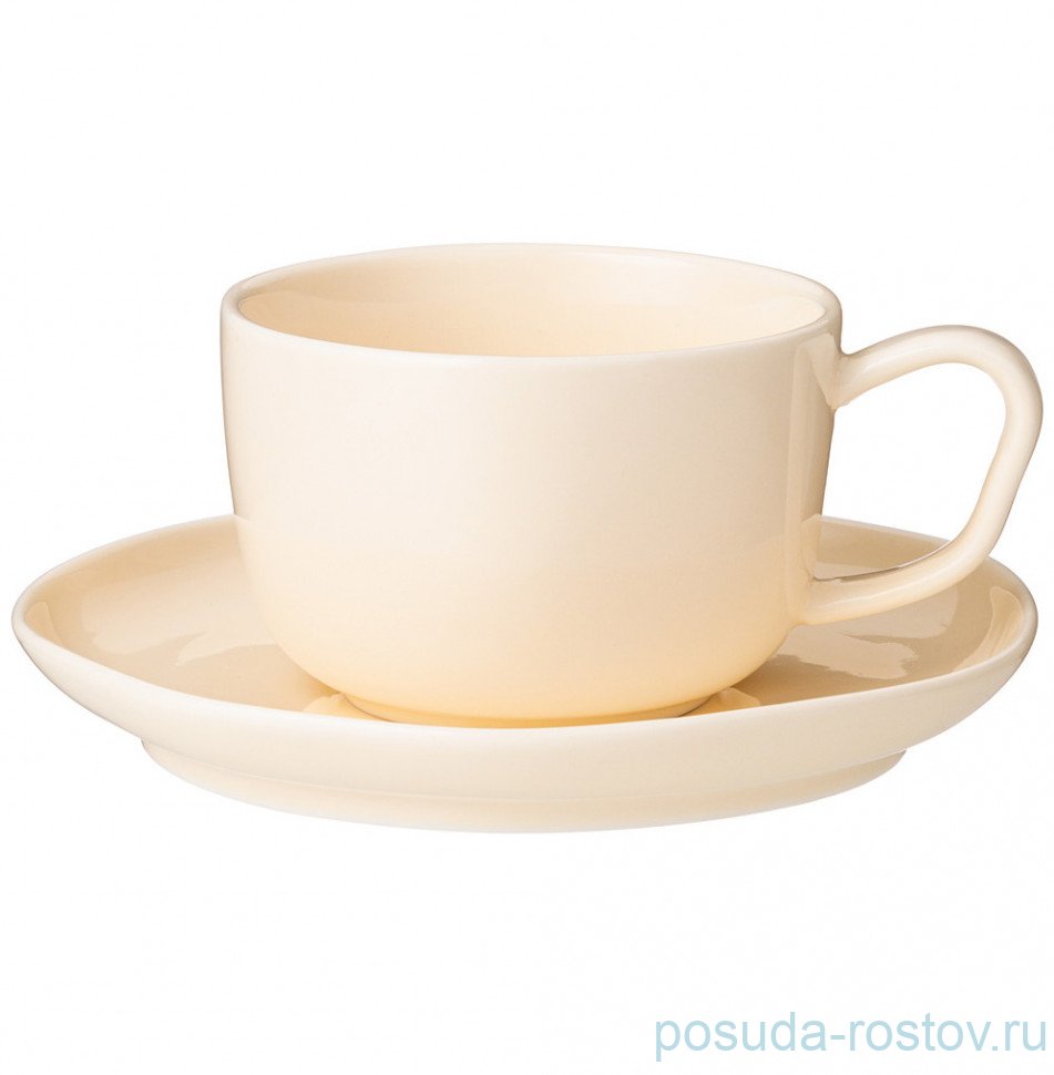 Чайная пара 250 мл 1 шт "Тrendy /Кремовый" (4шт.) / 282115