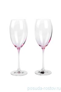 Бокалы для белого вина 450 мл 2 шт &quot;Грандиосо /90601 /Розовые&quot; / 267204