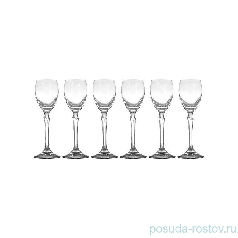Рюмки 70 мл 6 шт "Лили /Без декора" / 274553 Рюмки 70 мл 6 шт "Лили /Без декора" / 274553