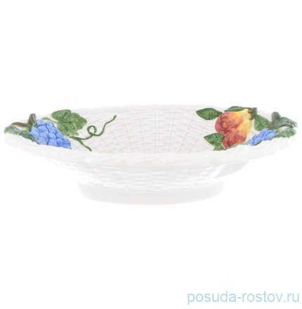 Блюдо 37 х 26 см овальное &quot;фрукты&quot; / 261885