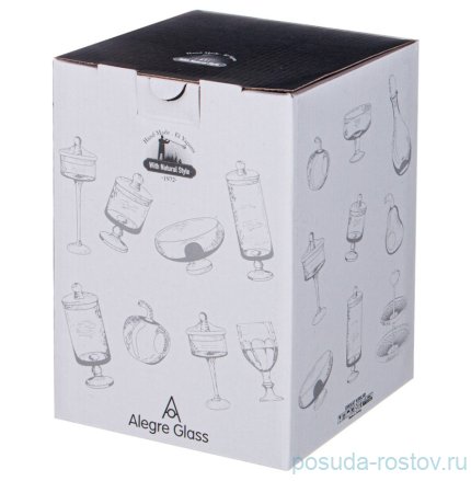 Конфетница 12 x 18 см н/н &quot;Sencam /Скошенный край&quot; / 313800