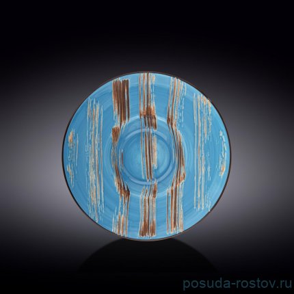 Тарелка 24 см глубокая голубая &quot;Scratch&quot; / 261501