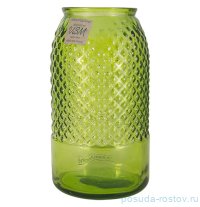 Ваза для цветов 28 см зелёная &quot;diamante&quot; / 292064