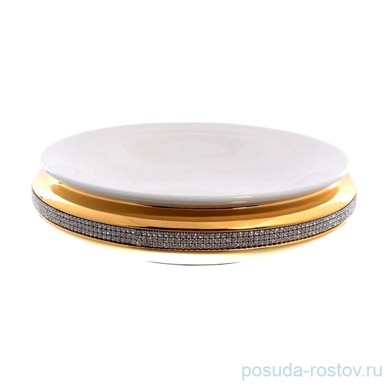 Фруктовница "Bruno Costenaro /Золото и Стразы" / 120682