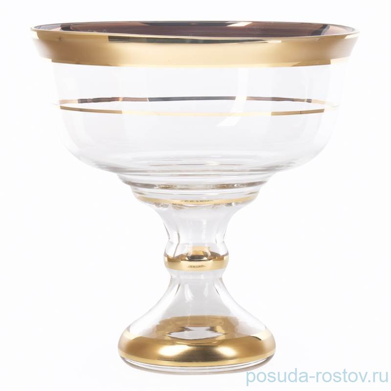 Конфетница 16 см н/н "Матовая полоса /золото" 2 SC / 283892 Конфетница 16 см н/н "Матовая полоса /золото" 2 SC / 283892