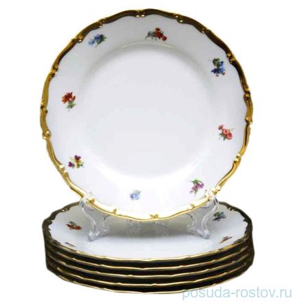 Набор тарелок 21 см 6 шт &quot;Анжелика 852 /Мелкие цветы&quot; / 027621