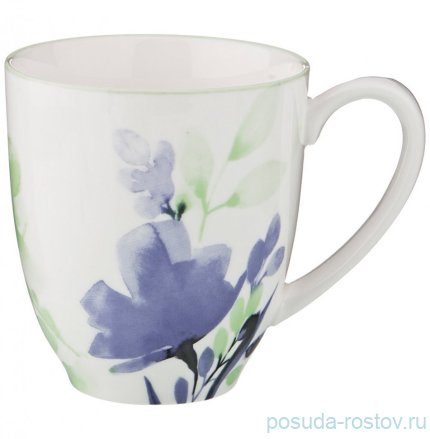 Кружка 400 мл &quot;Aquarelle /Голубой цветок&quot; / 190912