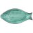 Блюдо 25 х 12 х 3 см Рыба &quot;Nature /Мятный&quot; / 236744