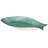 Блюдо 25 х 12 х 3 см Рыба &quot;Nature /Мятный&quot; / 236744