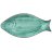 Блюдо 25 х 12 х 3 см Рыба &quot;Nature /Мятный&quot; / 236744