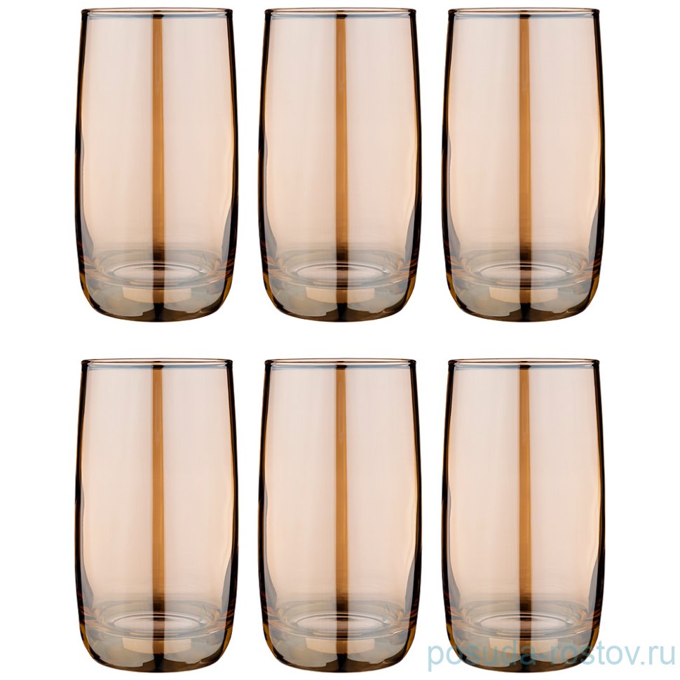 Стаканы для воды 330 мл 6 шт "мед" / 236681 Стаканы для воды 330 мл 6 шт "мед" / 236681