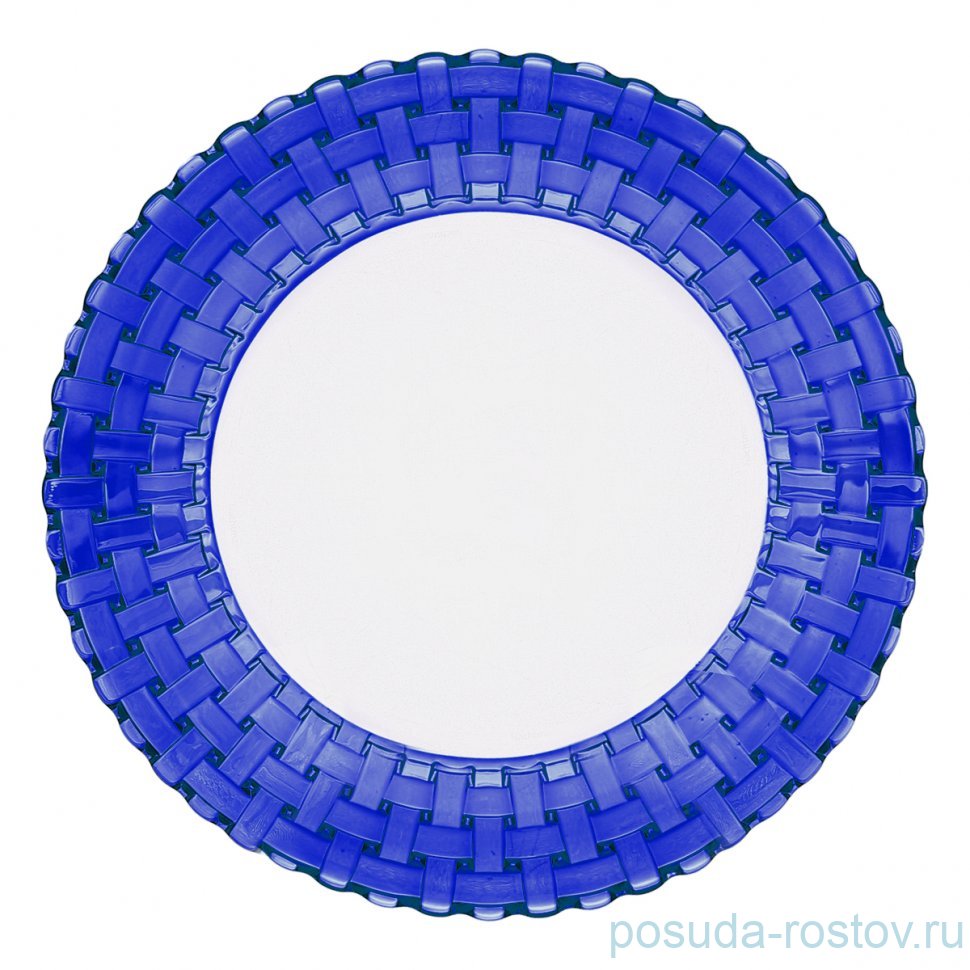 Набор тарелок 27 см 2 шт синие "Bossa Nova" / 349414