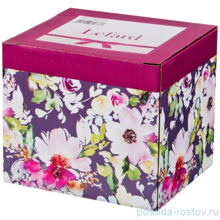 Кружка 400 мл голубая &quot;времена года&quot; / 193886