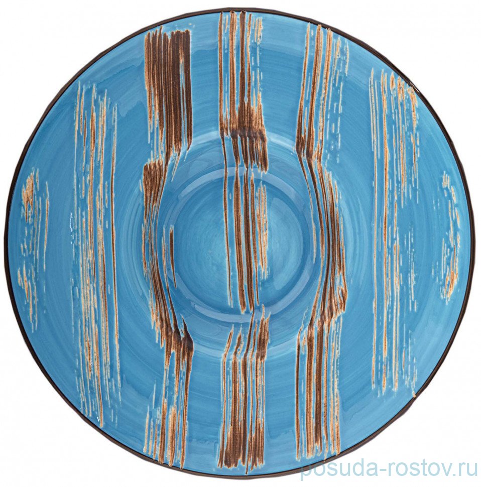 Тарелка 27 см глубокая голубая "Scratch" / 261502 Тарелка 27 см глубокая голубая "Scratch" / 261502
