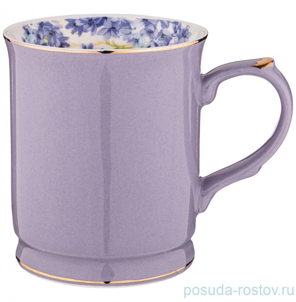 Кружка 300 мл фиолетовая "времена года" / 233120