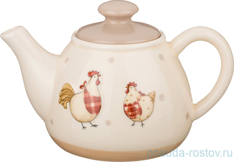 Заварочный чайник 800 мл "сельский домик" / 186619