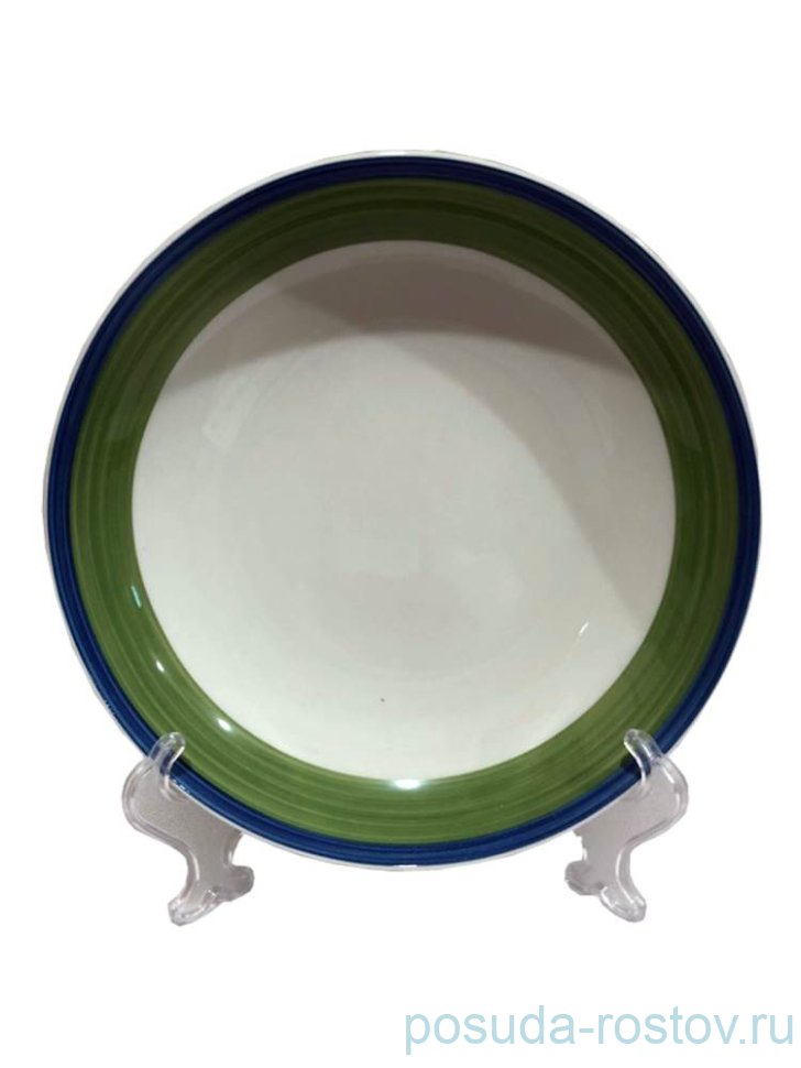 Набор тарелок 20 см 6 шт глубокие "Том /Акварель" / 263260