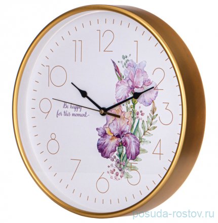 Часы настенные 30.5 см &quot;Irises&quot; / 329800