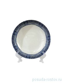 Набор тарелок 20 см 6 шт глубокие &quot;Том /Синий орнамент&quot; / 244938