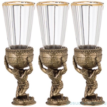 Рюмки 50 мл 3 шт &quot;атлант&quot; / 268895