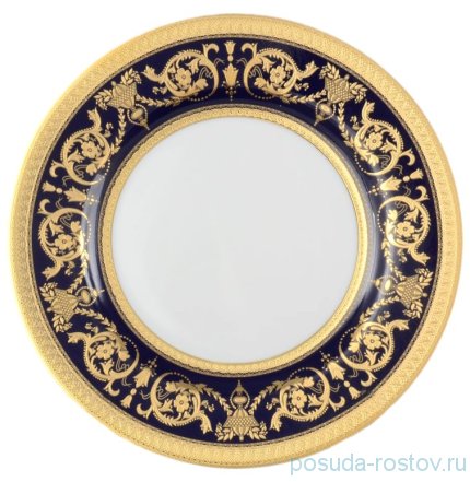 Набор тарелок 27 см 6 шт &quot;Констанц /Императорское золото /на синем&quot; / 033198