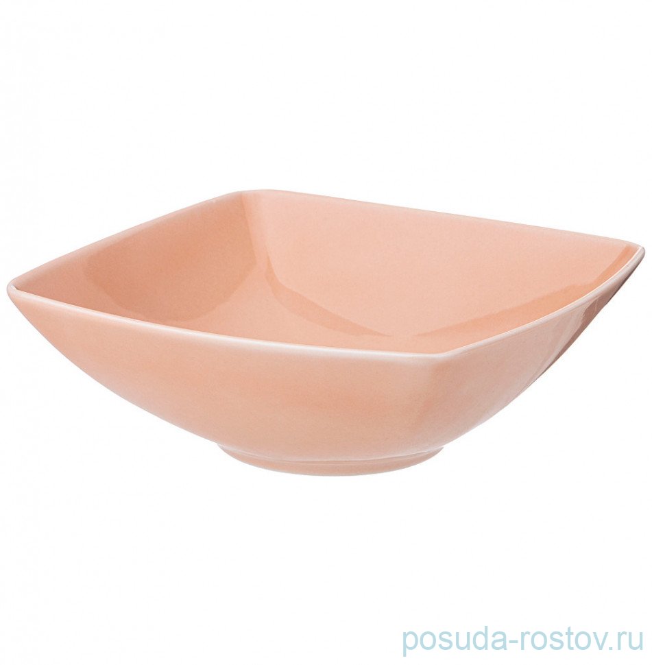 Салатник 600 мл квадратный "Tint /Розовый" / 296668 Салатник 600 мл квадратный "Tint /Розовый" / 296668